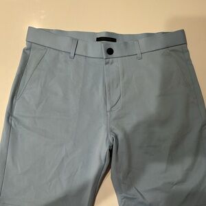 Greyson Light Blue Flat Front Shorts
